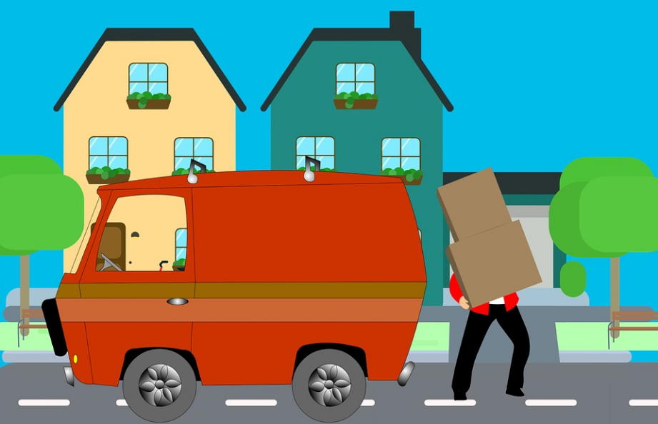 an illustration of moving out